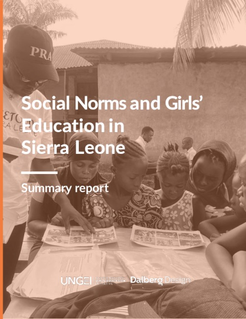 Social Norms And Girls Education In Sierra Leone Ungei